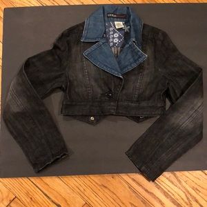 Guess girls denim jacket size 10/12